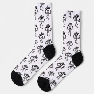 Dancing Mexican Skeleton Socks