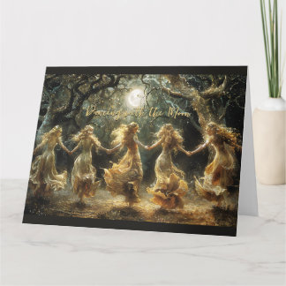 Dancing Moon Goddess Notecard