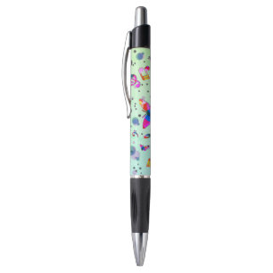 Dancing Music of Colors on Green Pen