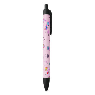 Dancing Music of Colors on Pink Pen