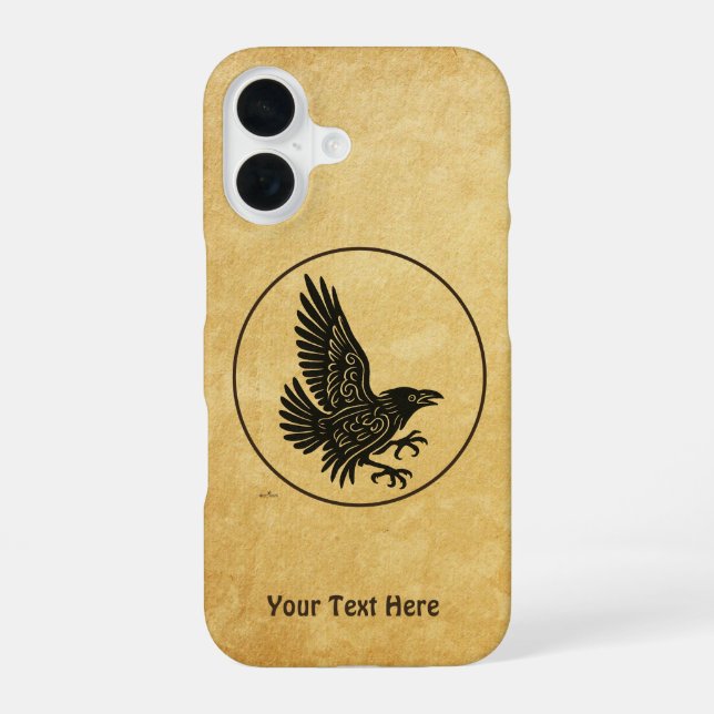 Dancing Norse Raven Iphone Case (Back)