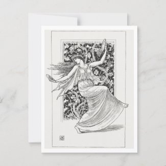 Dancing Nymph Walter Crane Art