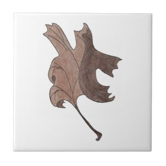 Dancing Oak Leaf Brown
