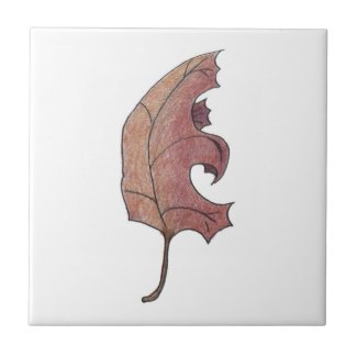 Dancing Oak Leaf Faded Brown