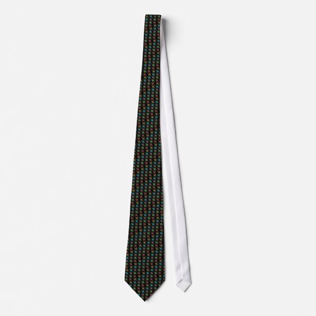 Dancing Octopuses Neck Tie (Front)