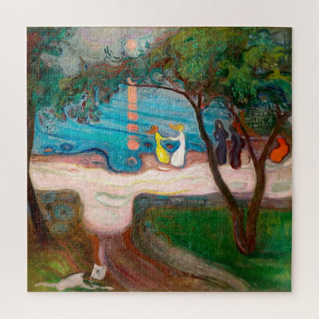 Dancing on a Shore | Edvard Munch | Jigsaw Puzzle (Vertical)