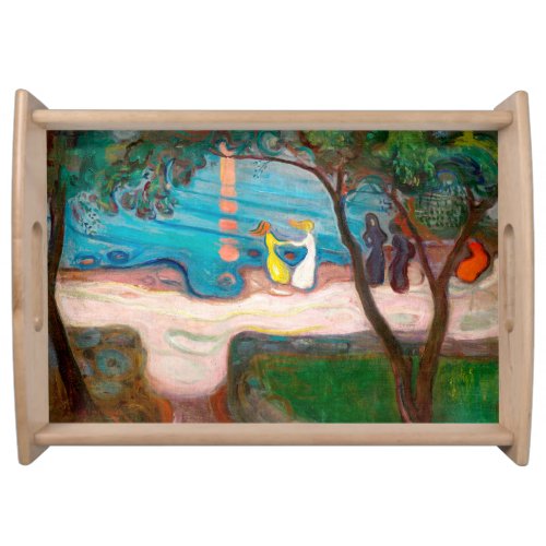 Dancing on a Shore  Edvard Munch  Serving Tray