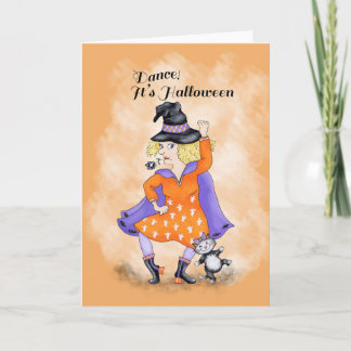 Dancing on Halloween Card