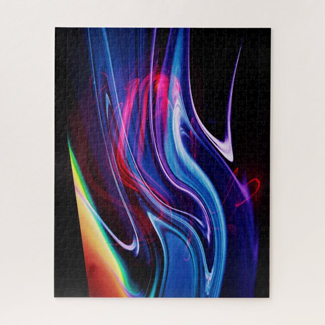 "Dancing On The Edge Of Color" Jigsaw Puzzle (Vertical)