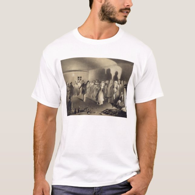 Dancing Party at Kagha-Choura, Dagestan, plate 55 T-Shirt (Front)