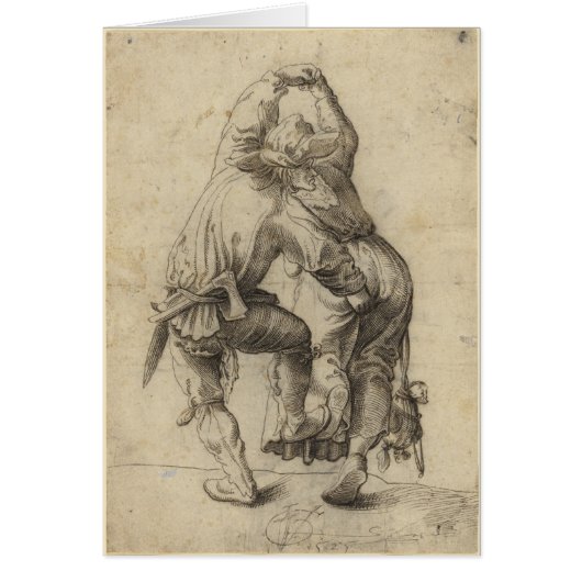 Dancing Peasant Couple Cards (Front)