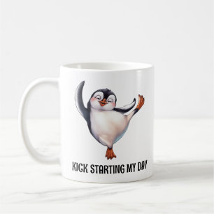 Dancing Penguin Coffee Mug
