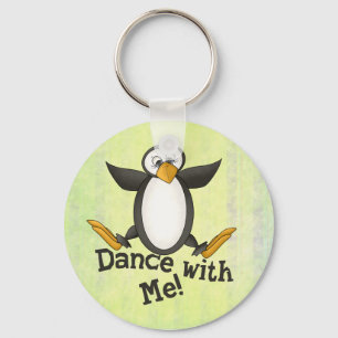 Dancing Penguin Keychain