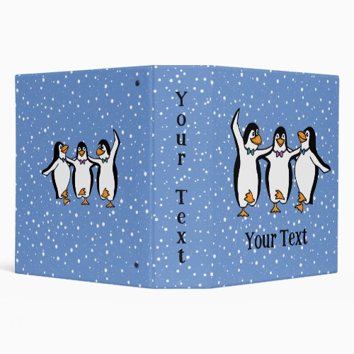 Dancing Penguins Design Binder