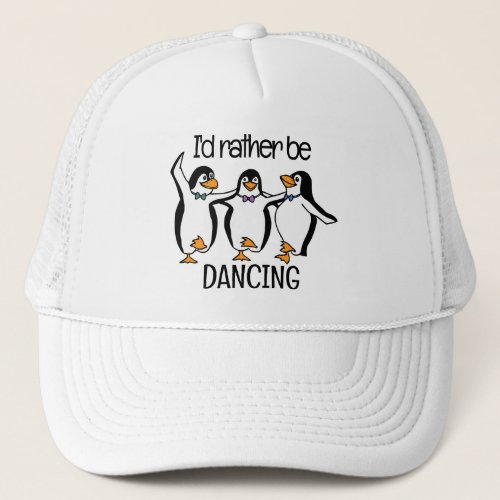 Dancing Penguins Design Hat