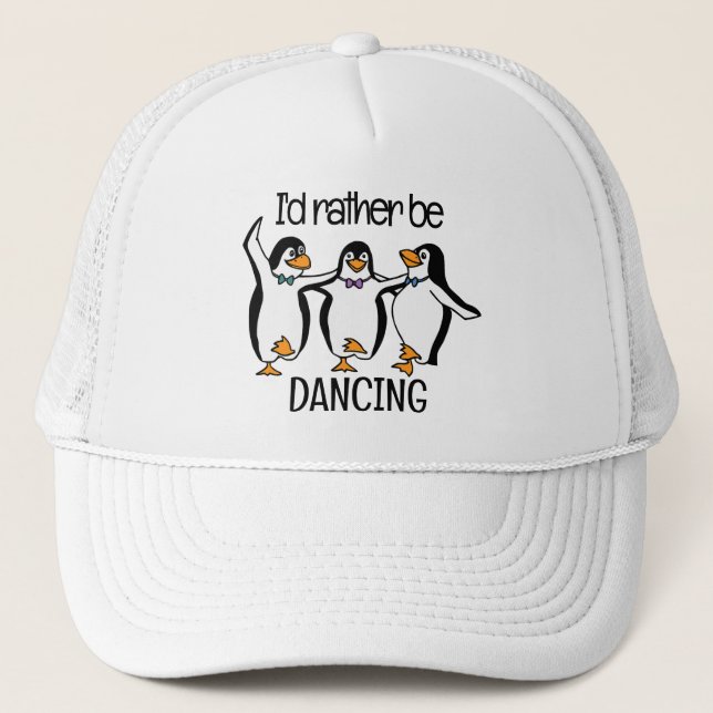 Dancing Penguins Design Hat (Front)