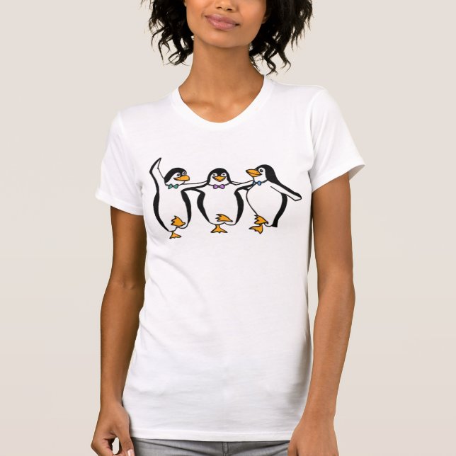 DANCING Penguins Graphic Tee (Front)