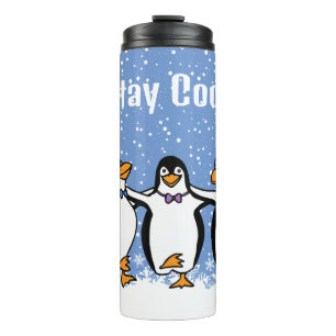 Dancing Penguins Thermal Tumbler