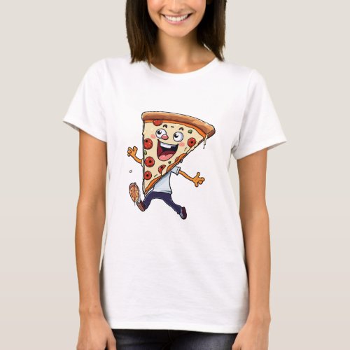 Dancing Pepperoni Pizza T_Shirt