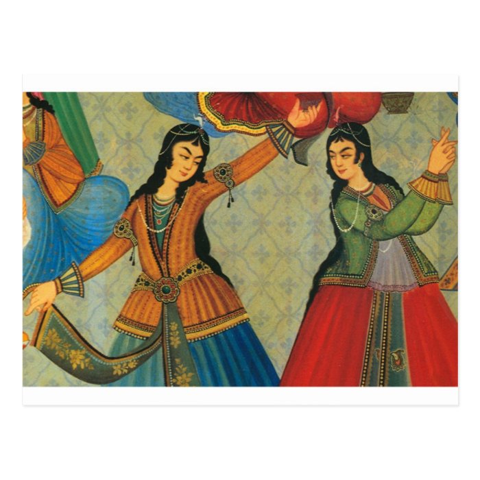 Dancing Persian Girls Post Cards