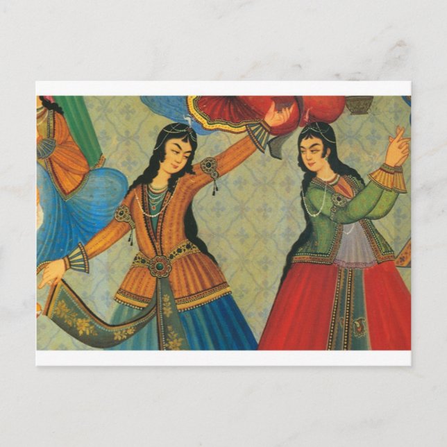 Dancing Persian Girls Postcard (Front)