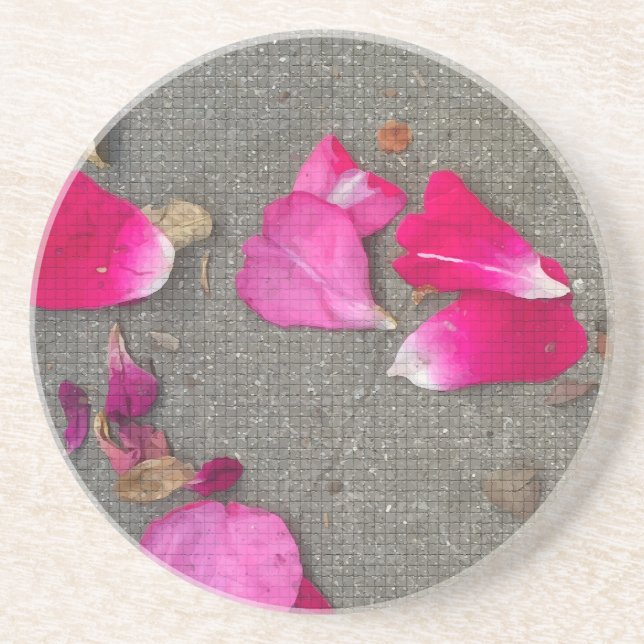 Dancing Petals IV Drink Coaster (Front)
