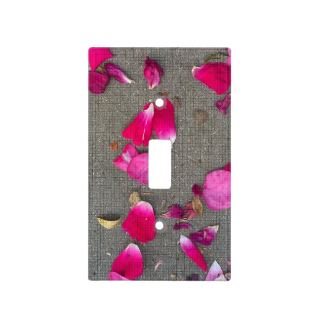 Dancing Petals IV Light Switch Cover (Front)