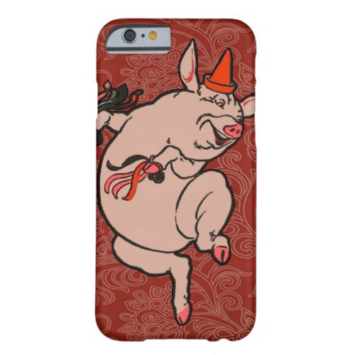 Dancing Pig Antique Cute Dancer Barely There iPhone 6 Case