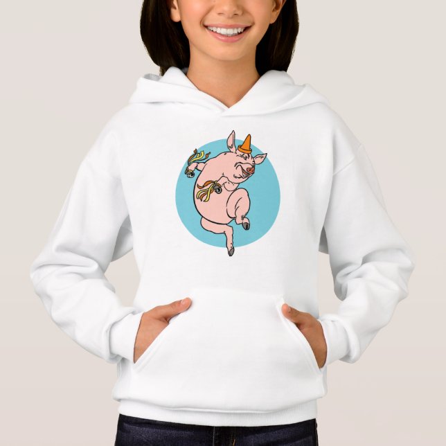 Dancing Pig Hoodie (Front)