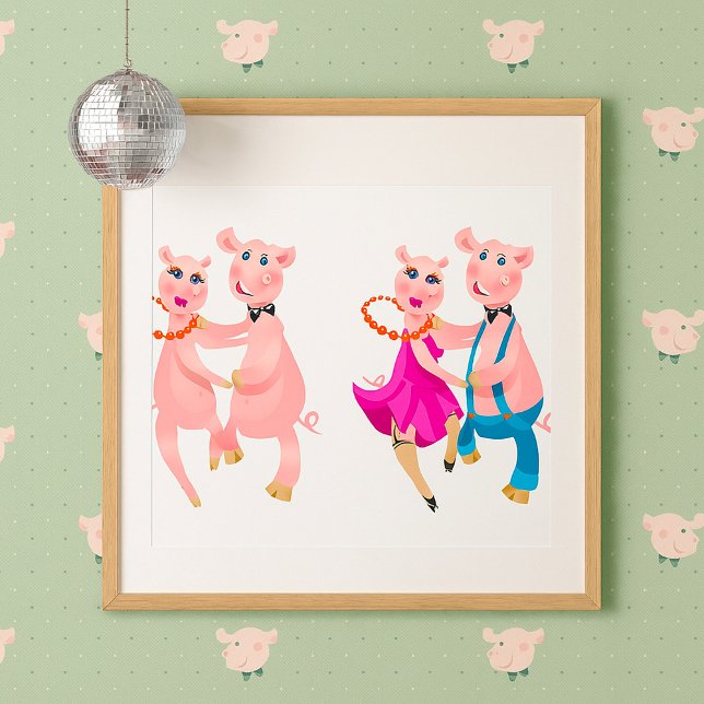Dancing Pigs Poster (Creator Uploaded)