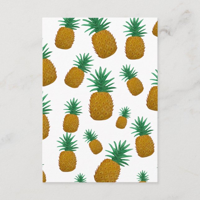 Dancing pineapples enclosure card (Front)