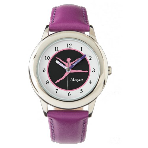 Dancing Pink Ballerina Kids Watch