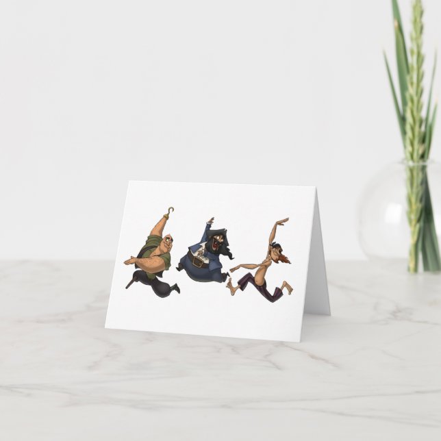 Dancing Pirates Note Card (Front)