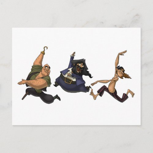 Dancing Pirates Postcard