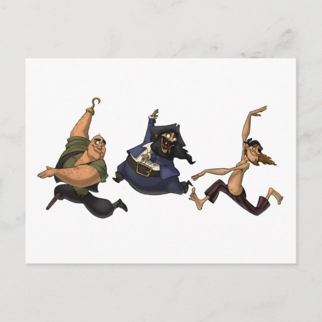 Dancing Pirates Postcard (Front)