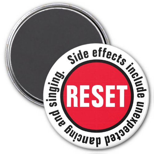 Dancing Press the Reset Button Magnet