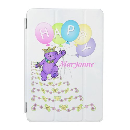 Dancing Princess Teddy Bear iPad Mini Cover