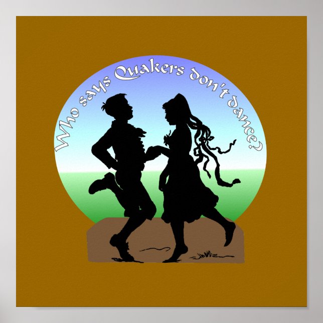 dancing quakers poster (Front)