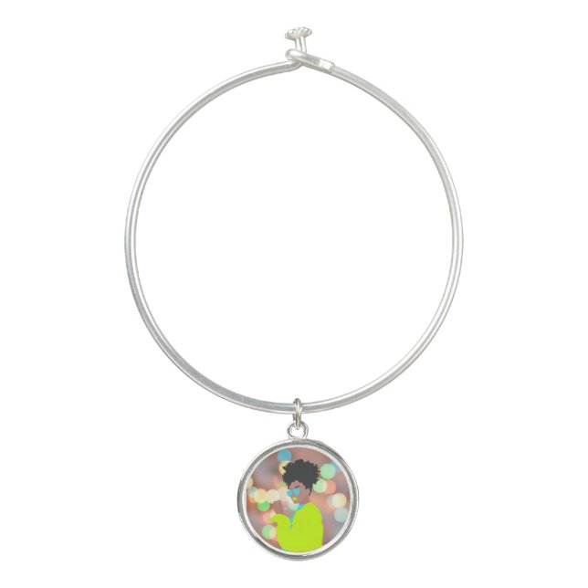 Dancing Queen. Bangle Bracelet (Front)