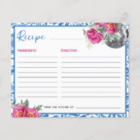 Dancing Queen Blue Tile Disco Bridal Shower Recipe