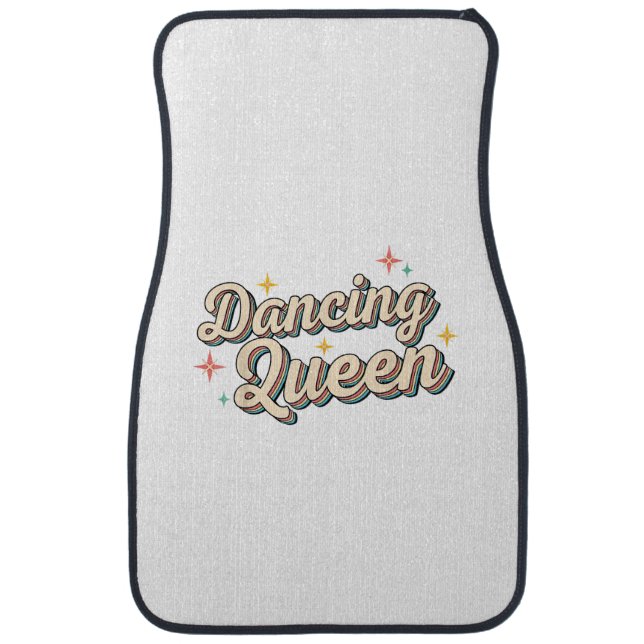 Dancing Queen Car Floor Mat (Front)