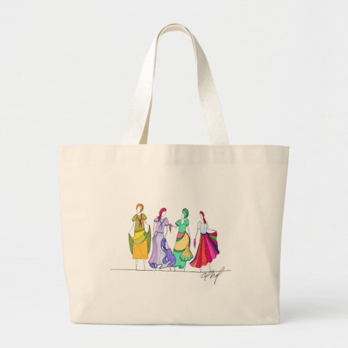 Dancing Queen Large Tote Bag