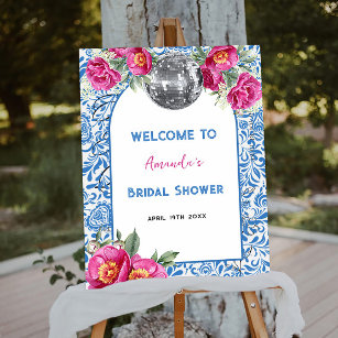 Dancing Queen Mamma Mia Bridal Shower Welcome Sign