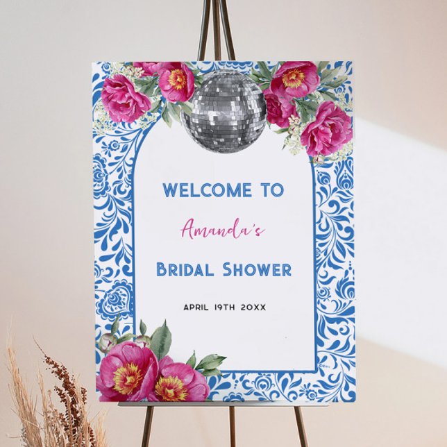 Dancing Queen Mamma Mia Bridal Shower Welcome Sign (Creator Uploaded)