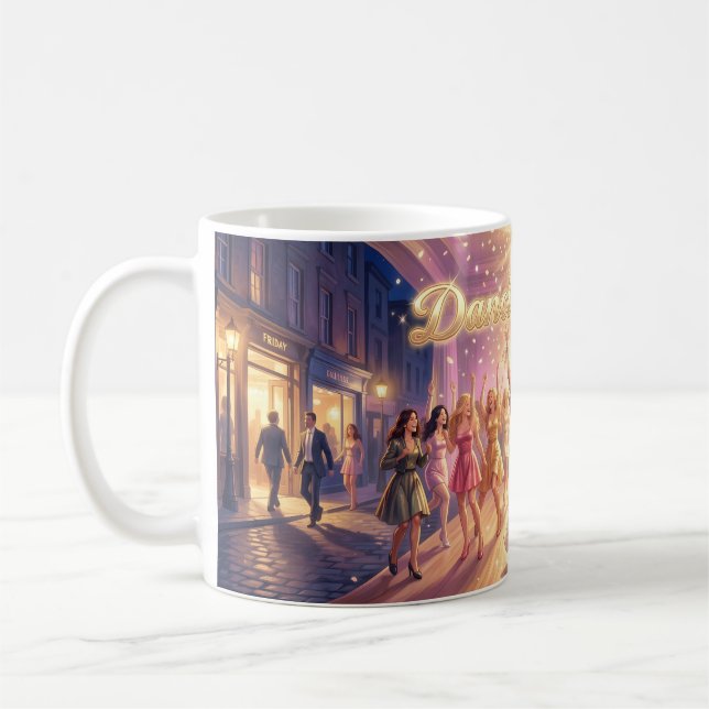 Dancing Queen of Friday Night Sparkle Mug (Left)