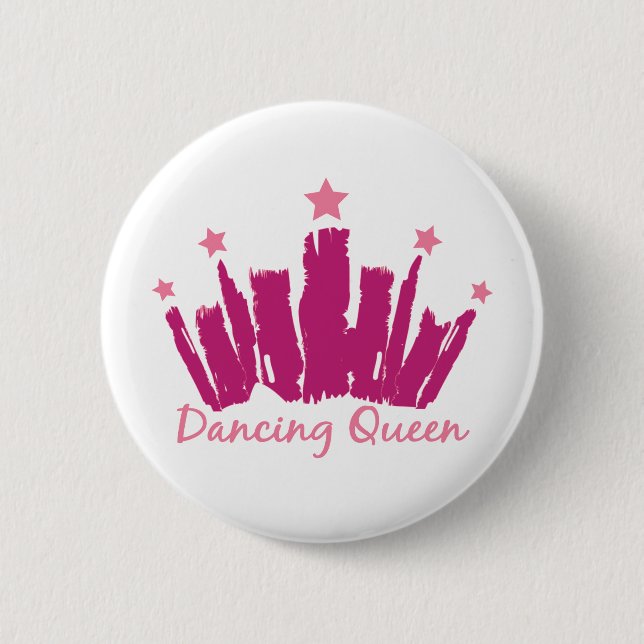 Dancing Queen Pinback Button (Front)