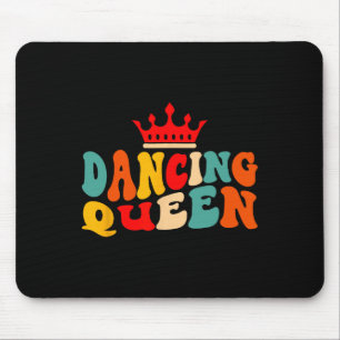 Dancing Queen Retro 70s Disco Themed 70's Lover Wo Mouse Pad