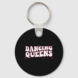 Dancing Queen Retro Bridesmaids 70’s Disco Bachelo Keychain