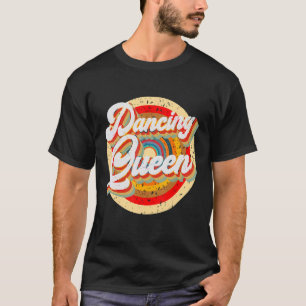 Dancing Queen Roller Disco Outfit 70s Costume For  T-Shirt