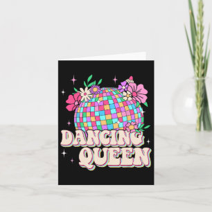 Dancing Queen Shirt Retro Dance Mom 70s 80s Card
